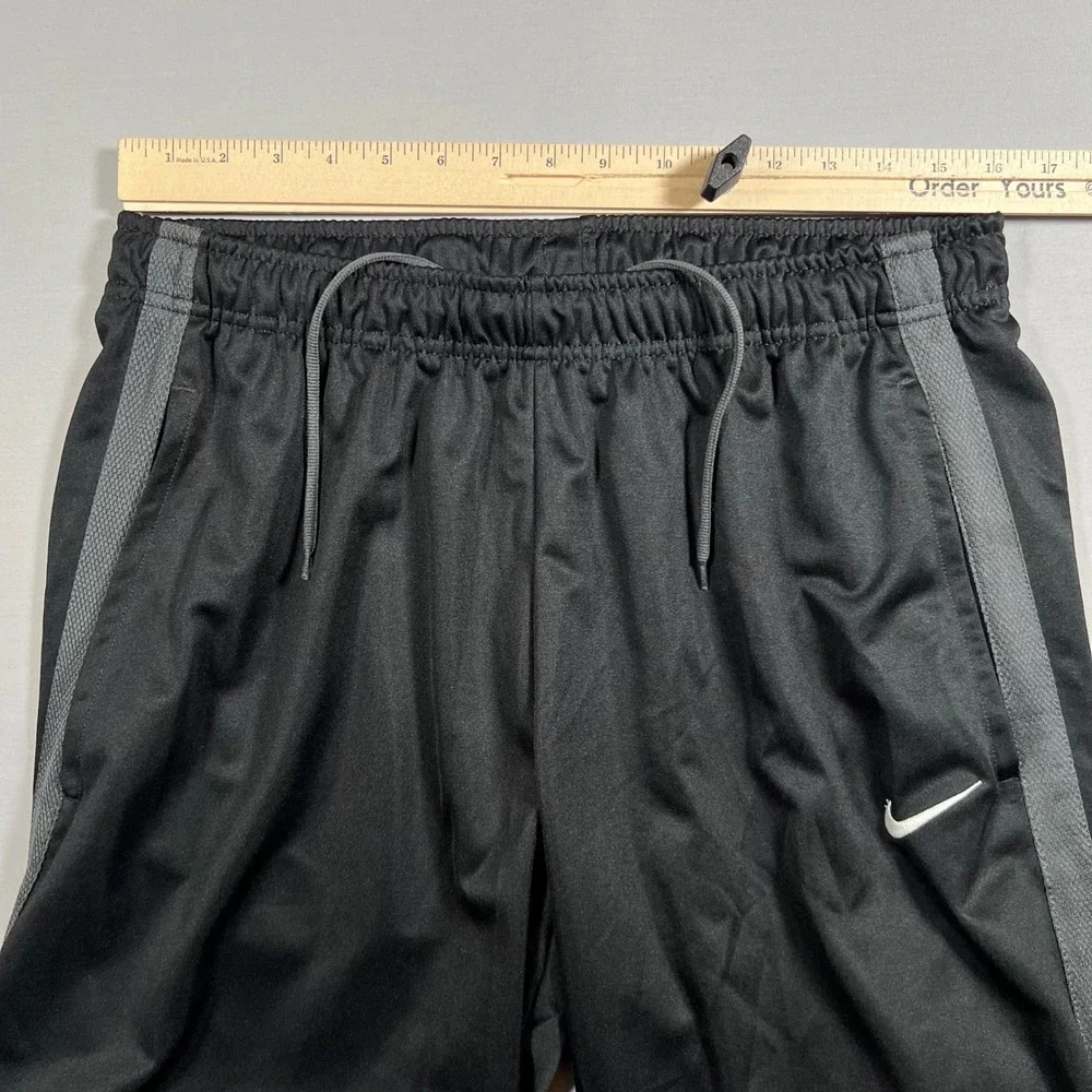 Nike Epic Training Track Pants Black Gray Mens XL Ankle Zip Athletic 835573-020